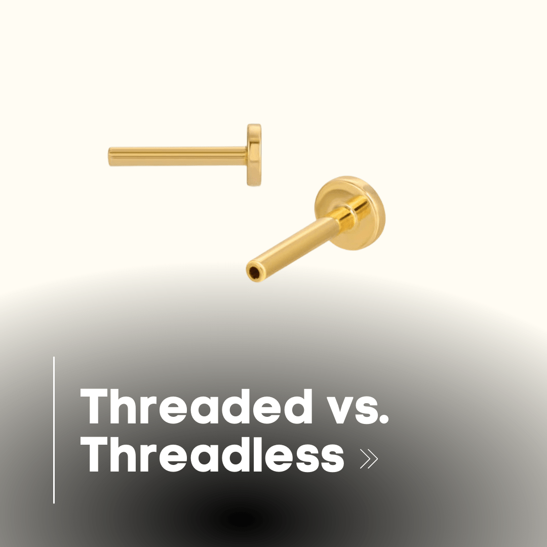 Threadless earring hotsell