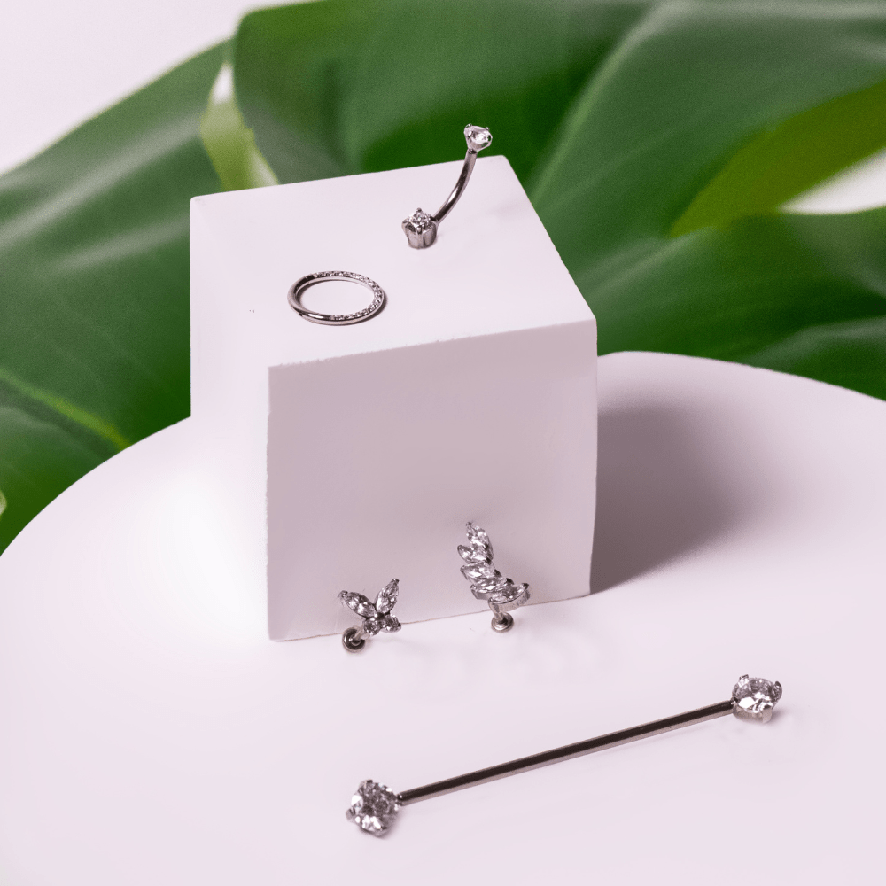 Titanium Jewelery: Durable titanium single earings - Stylish collection at Lulu Ave Body Jewelery