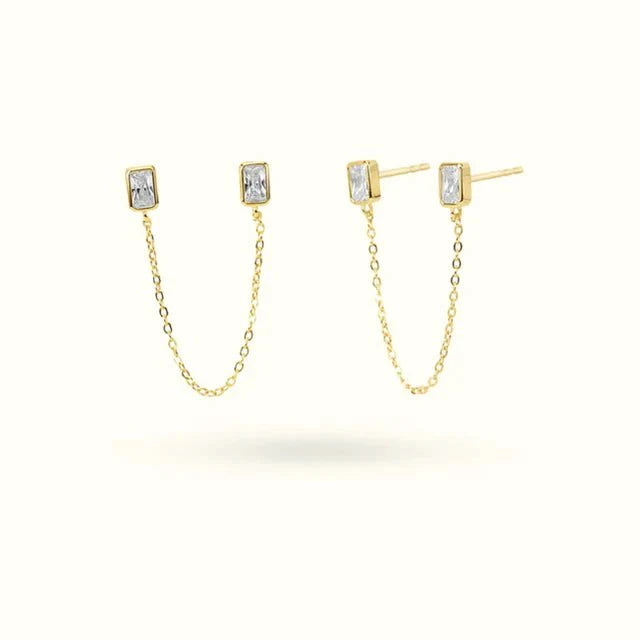 Gold Vermeil Jewelry: Luxurious gold vermeil hoop earrings - Lulu Ave body jewelry