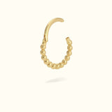 14k Beaded Hinge Ring - Hinged Ring - Lulu Ave Body Jewelery