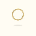 14k Twisted Hinge Ring - Hinged Ring - Lulu Ave Body Jewelery