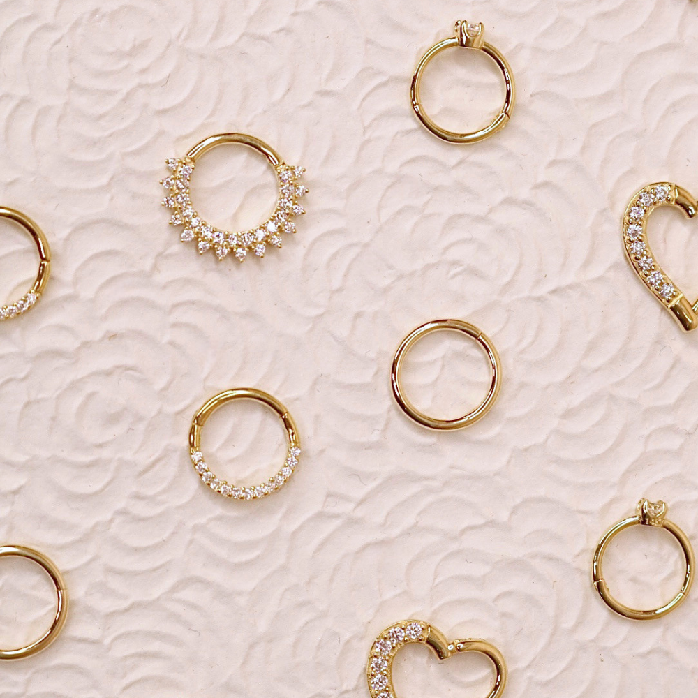 Cartilage hoop earrings for a stylish look - Lulu Ave Body Jewelery