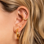 5mm Small Tube Hoops - Lulu Ave Body Jewelery