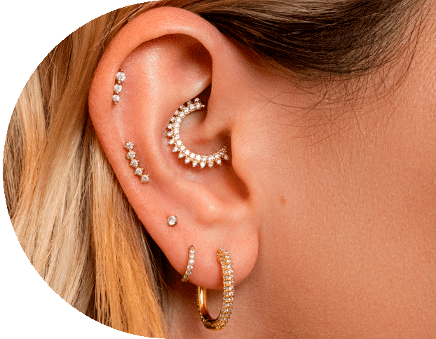 Ear Styling,Explore the latest trends in ear styling with our collection of trendy piercing jewelry and earrings, Lulu Ave Body Jewelry