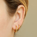 Rounded Simple Huggies - Huggies - Lulu Ave Body Jewelery