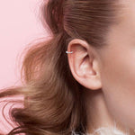 Titanium Crystal Hinged Ring - Lulu Ave Body Jewelery