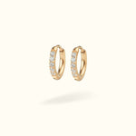 Titanium Crystal Huggies - Huggies - Lulu Ave Body Jewelery