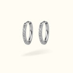 Titanium Crystal Huggies - Huggies - Lulu Ave Body Jewelery