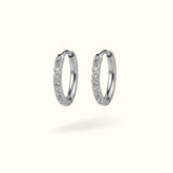 Titanium Crystal Huggies - Huggies - Lulu Ave Body Jewelery