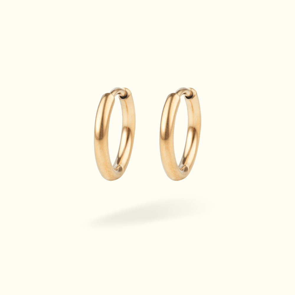 Titanium Plain Huggies - Huggies - Lulu Ave Body Jewelery
