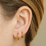 Titanium Plain Huggies - Huggies - Lulu Ave Body Jewelery