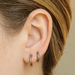 Titanium Plain Huggies - Huggies - Lulu Ave Body Jewelery