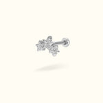 Titanium Star Cluster Flatback Earring - Earrings - Lulu Ave Body Jewelery