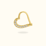 14k Daith Heart - Lulu Ave Body Jewelery