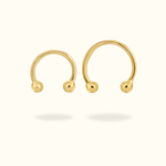 14k Horseshoe - Lulu Ave Body Jewelery