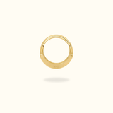 14k Double Row Crystal Hinged Ring - Lulu Ave Body Jewelery