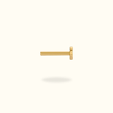 14k Yellow Gold Push-Back Post - Lulu Ave Body Jewelery