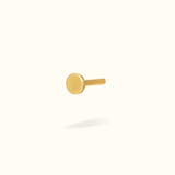 14k Yellow Gold Push-Back Post - Lulu Ave Body Jewelery