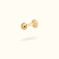 14k Dome Single Earring - Lulu Ave Body Jewelery