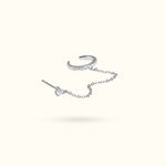 Stud with Cuff Chain - Lulu Ave Body Jewelery