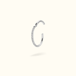 Titanium Crystal Hinged Ring - Lulu Ave Body Jewelery