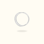14k Crystal Hoop - Lulu Ave Body Jewelery