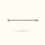 Titanium Industrial Barbell - Lulu Ave Body Jewelery