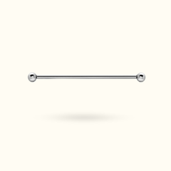 Titanium Industrial Barbell - Lulu Ave Body Jewelery