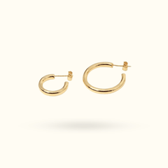 3mm Tube Hoops - Lulu Ave Body Jewelery