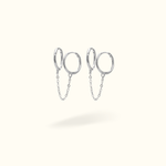 Double Plain Huggie Chain - Lulu Ave Body Jewelery