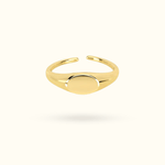 Signet Open Ring - Lulu Ave Body Jewelery