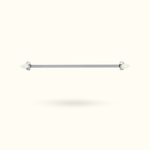 Titanium Opal Cone Industrial Barbell - Lulu Ave Body Jewelery