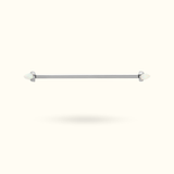 Titanium Opal Cone Industrial Barbell - Lulu Ave Body Jewelery