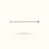 Titanium Opal Cone Industrial Barbell - Lulu Ave Body Jewelery