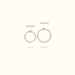 Titanium Fixed Bead Ring - Lulu Ave Body Jewelery