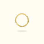 14k Crystal Hinged Ring - Hinged Ring - Lulu Ave Body Jewelery
