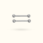 Titanium Nipple Barbells - Lulu Ave Body Jewelery