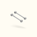 Titanium Nipple Barbells - Lulu Ave Body Jewelery