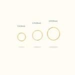 14k Hoop - Lulu Ave Body Jewelery