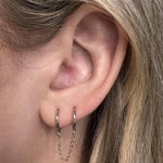 Double Plain Huggie Chain - Lulu Ave Body Jewelery