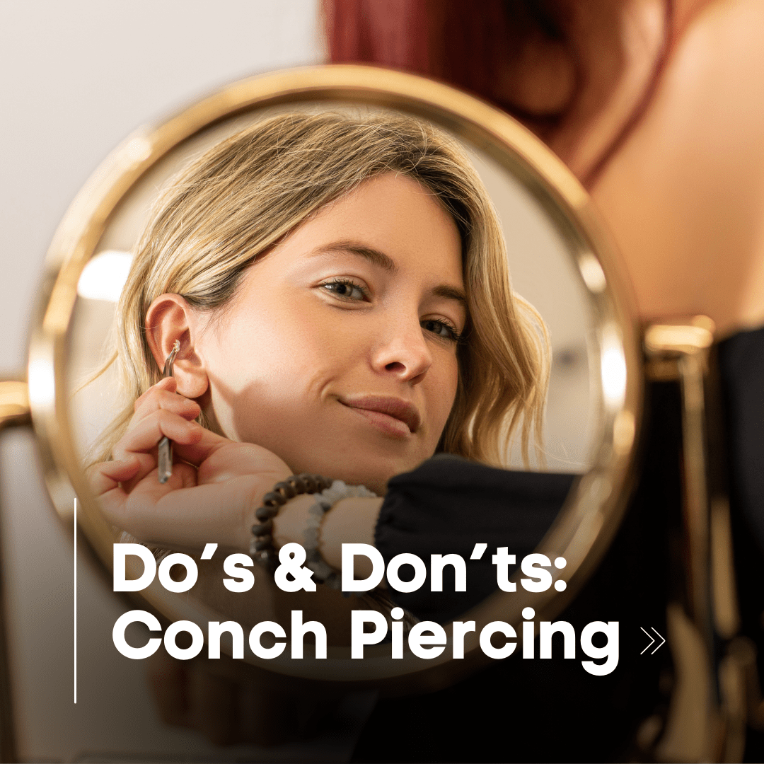 The Do's and Don'ts of Conch Piercing: Expert Tips for a Smooth Healing Process - Lulu Ave 