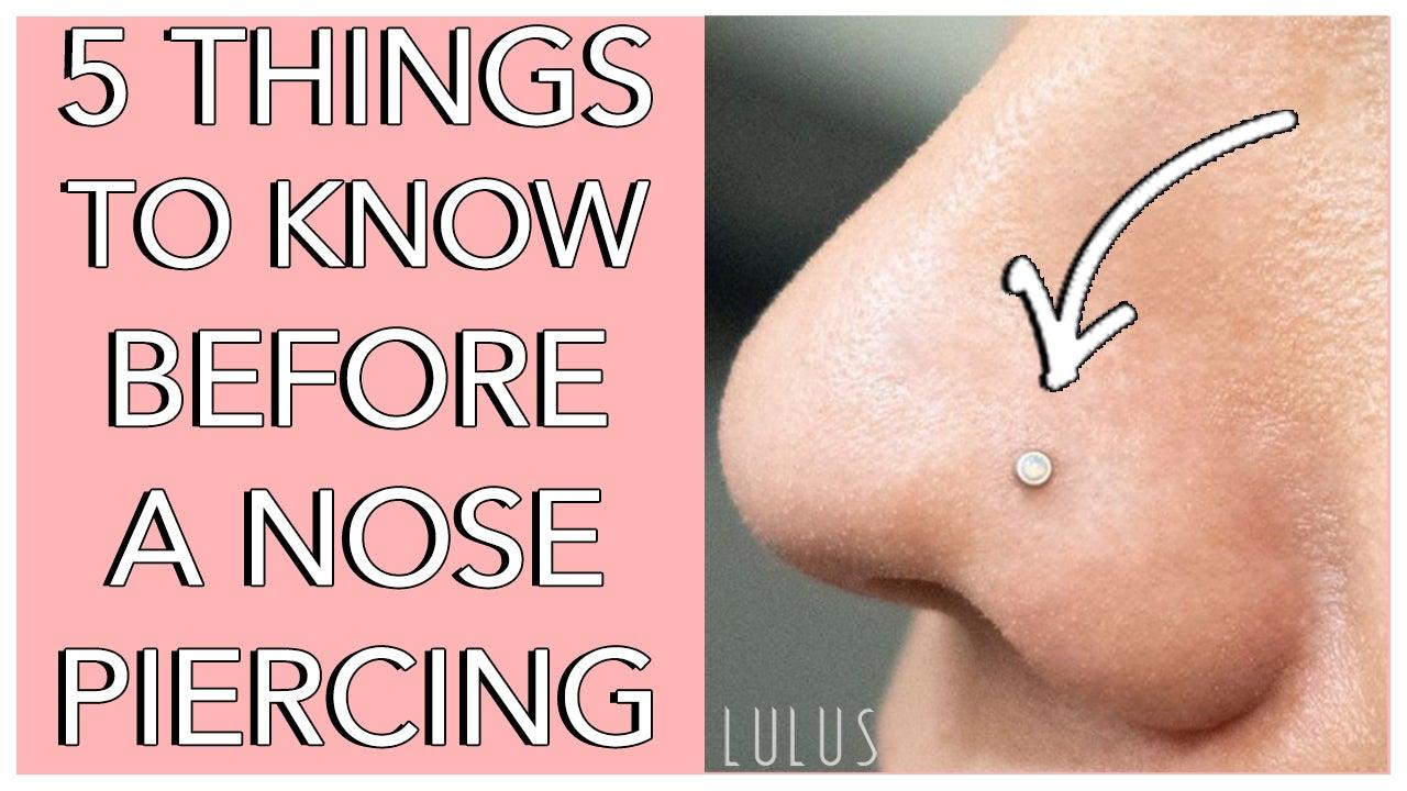 5 Things To Know Before Getting A Nose Piercing - Lulu Ave