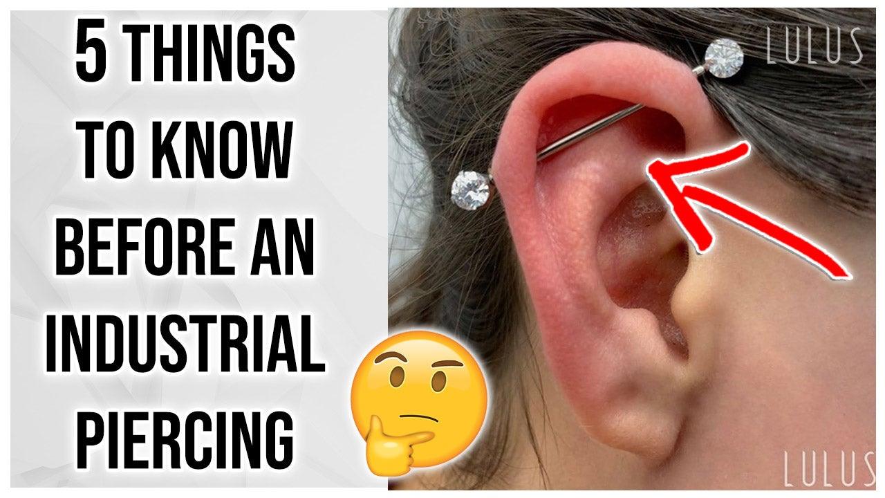5 Things To Know Before Getting An Industrial Piercing!! - Lulu Ave 