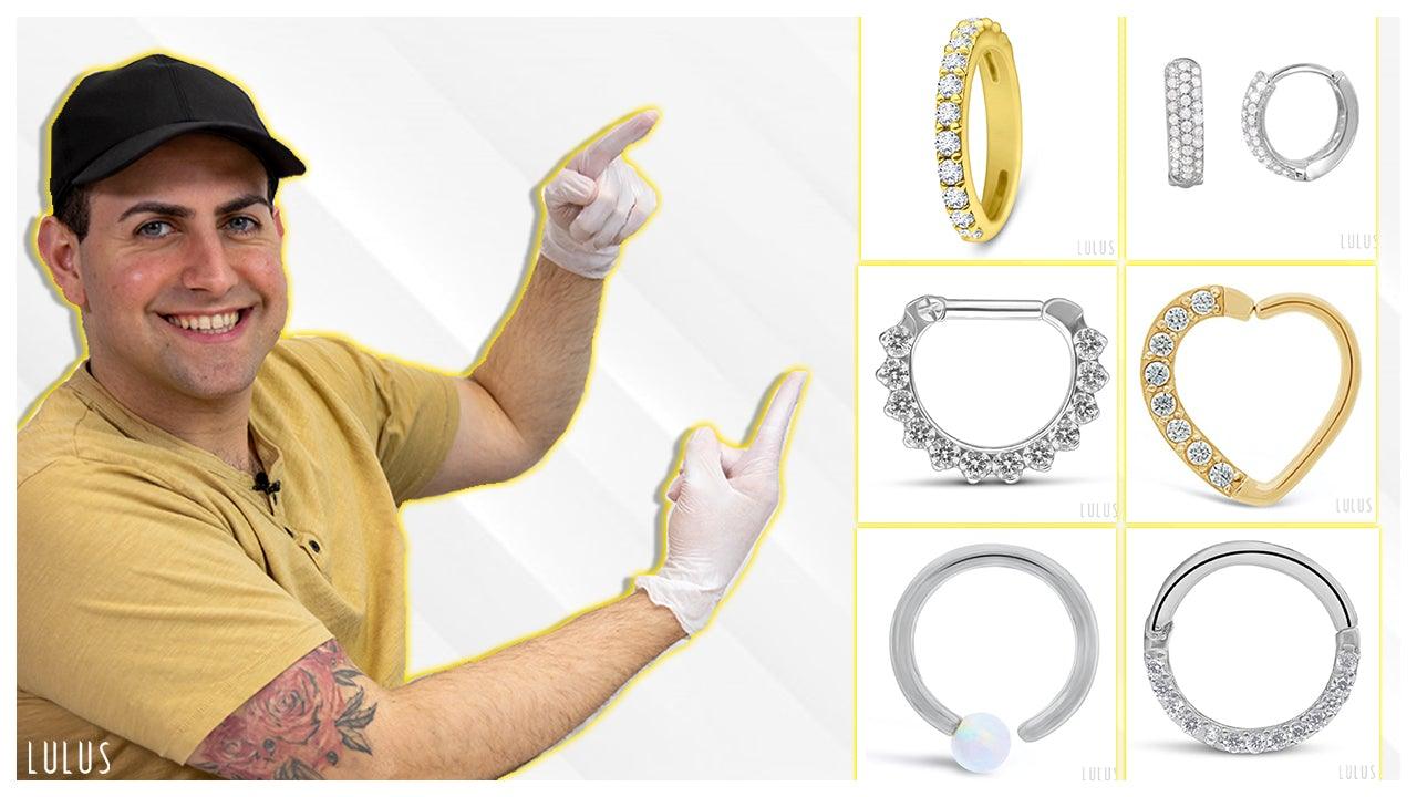 Ear Stylist Shows Off Different Hoop Earrings You Can Use - Lulu Ave
