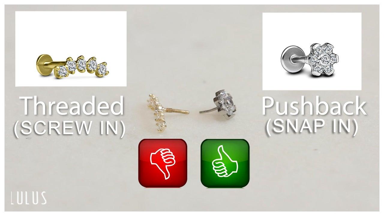 Push-Back VS Flat-back Jewelry Whats The Difference?? - Lulu Ave 