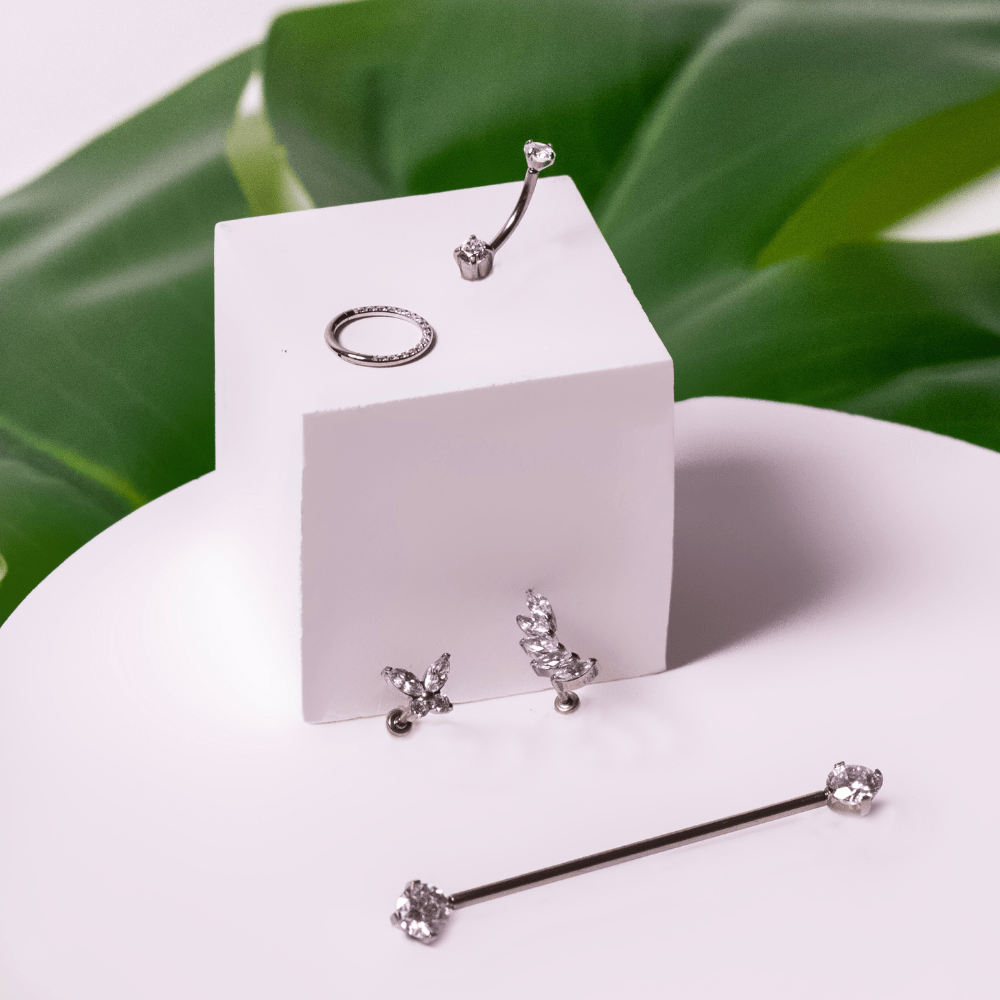 Titanium Jewelery: Durable titanium single earings - Stylish collection at Lulu Ave Body Jewelery 