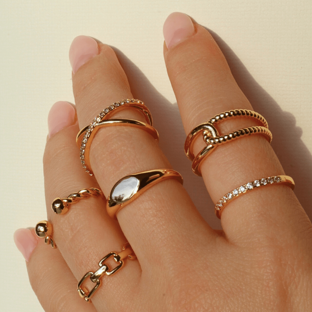 Rings Collection: Chic stacking rings - Lulu Ave Body Jewelery