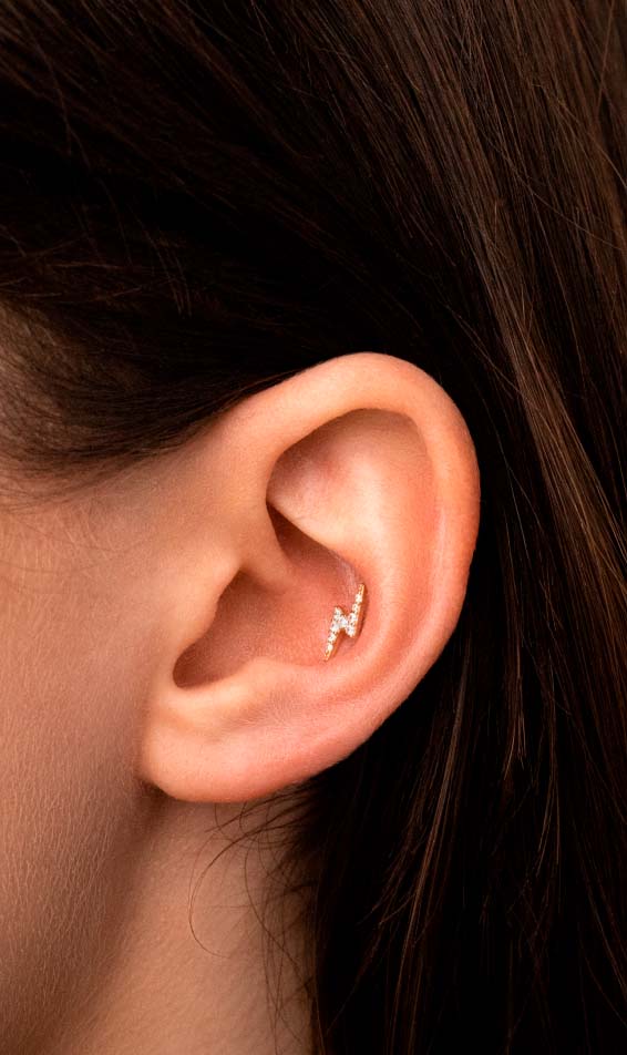Conch Jewelery: Fashionable conch ear cuffs - Perfect for trendy piercings - Lulu Ave Body Jewelery