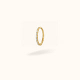 14K Crystal Hinged Ring - Hinged Ring - Lulu Ave Body Jewelery