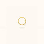 14K Crystal Hinged Ring - Hinged Ring - Lulu Ave Body Jewelery